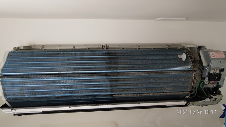 DIY國際牌LJ分離式冷氣室內機清洗