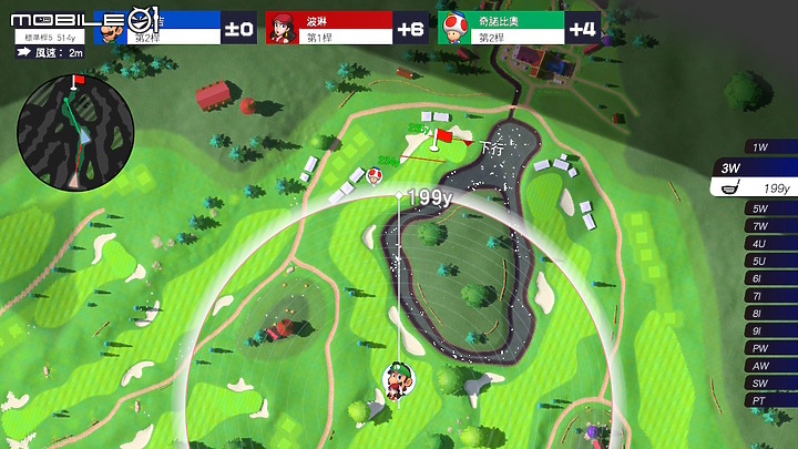 點我看大圖 瑪利歐高爾夫 超級衝衝衝 Joy-Con 體感操控心得分享