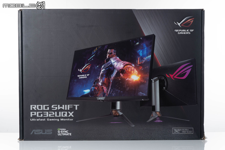 ROG SWIFT PG32UQX 電競螢幕開箱體驗 以 Mini LED 技術達成超細膩畫質演出