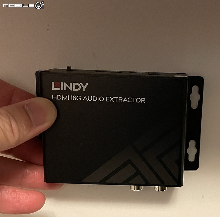 點我看大圖 4K60支援 ,簡單易用 38361 LINDY HDMI 18G Audio Extractor 靈活彈性解決影音分