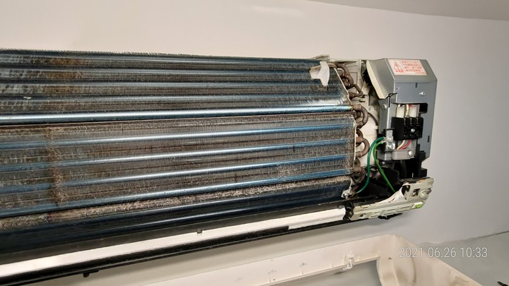 DIY國際牌LJ分離式冷氣室內機清洗