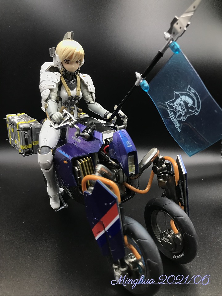 Kotobukiya 壽屋 1/12 死亡擱淺 倒三輪車 + Ludens 簡單分享