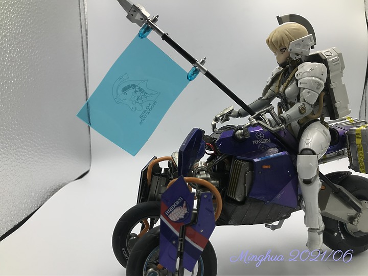Kotobukiya 壽屋 1/12 死亡擱淺 倒三輪車 + Ludens 簡單分享