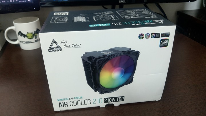 開箱-新選擇 MONTECH - AIR COOLER 210 散熱器 210W- TDP