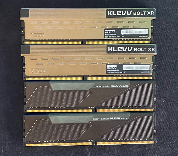 套裝電腦升級科賦BOLT XR 記憶體