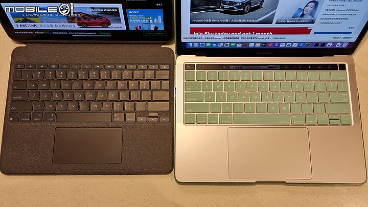 不是筆電又像筆電的微開箱，M1 IPad Pro 12.9 ＋ Logitech Combo Touch (更新：新增心得)
