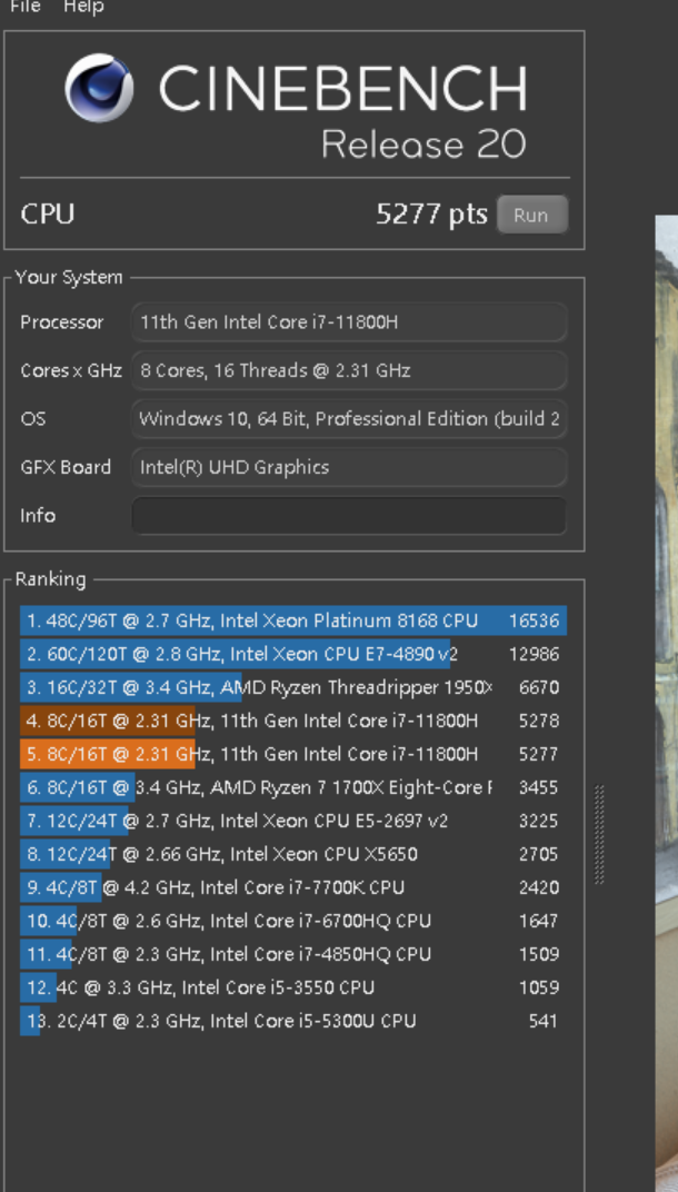 西風之神 zephyrus M16 GU603HM (i7 11800H RTX3060) 一個月使用跑分分享