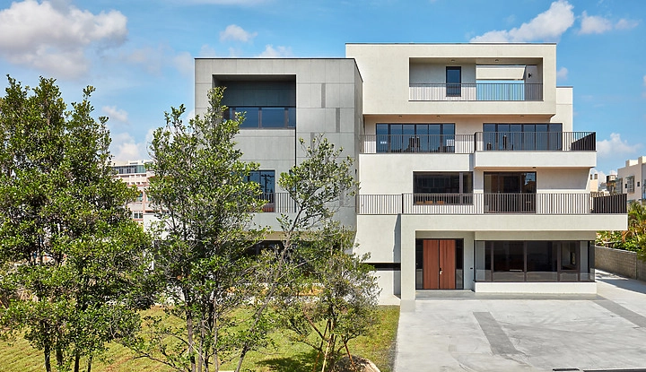 建築開箱 彰化和美300坪自地自建 曠然隴畝間的三代人之家 Mobile01