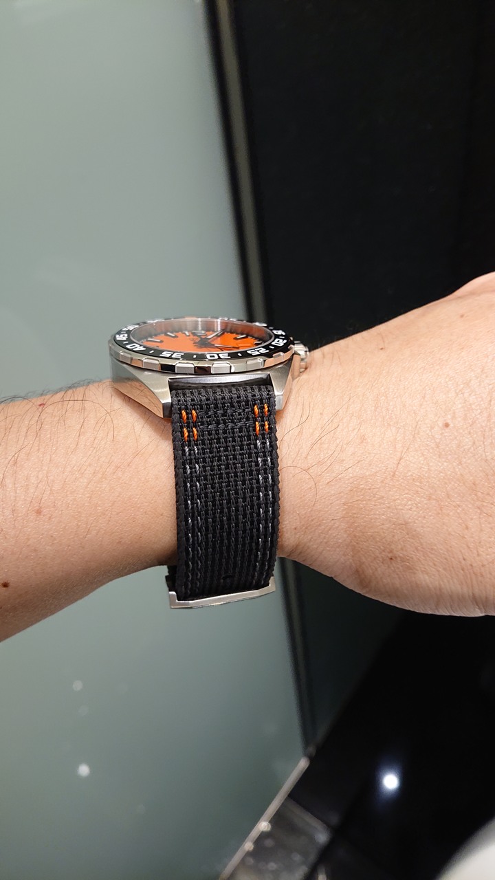 分享：TAG Heuer Formula 1 愛馬仕橘 復古賽車錶