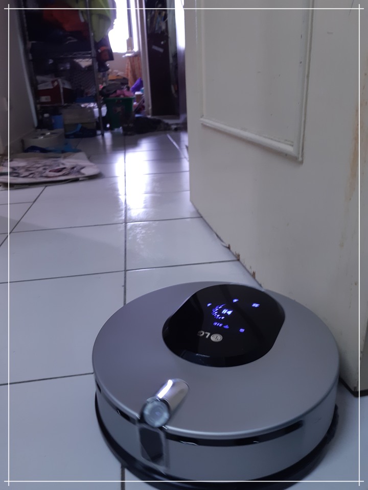 跟我來場障礙賽吧！LG M9 MAX 銳眼雙旋拖地機器人！