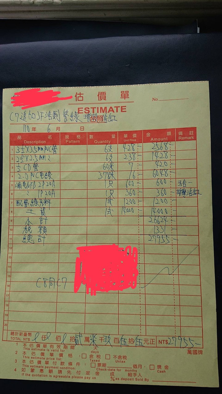 水電工程估價詢問~透天預售屋