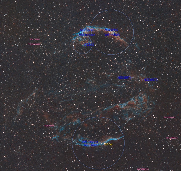 點我看大圖 暴雨後的東、西面紗星雲一起入鏡