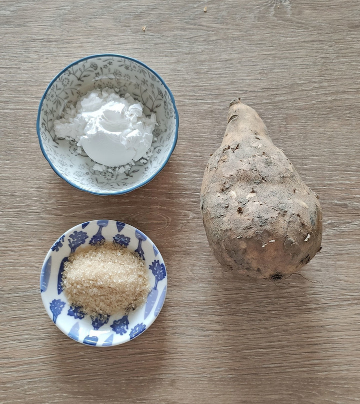 【食譜.點心】香Q地瓜球-掌握成功比例,只要3種材料,復刻夜市經典小吃