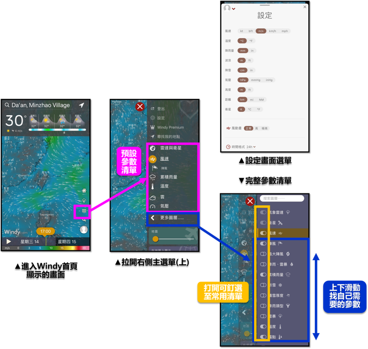 百岳必備天氣APP-史上最詳盡的Windy入門教學攻略