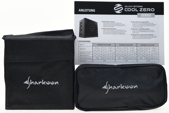 Sharkoon SILENT STORM COOL ZERO 850W金牌全模組化電源開箱