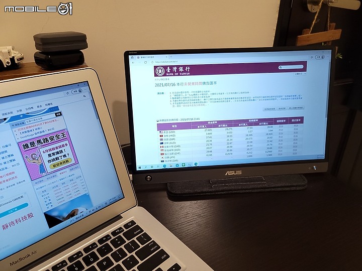 WFH良伴戰友—ASUS MB16AH 可攜式螢幕