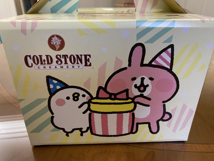 前世情人生日快樂-Cold Stone卡赫娜拉冰淇淋蛋糕開箱