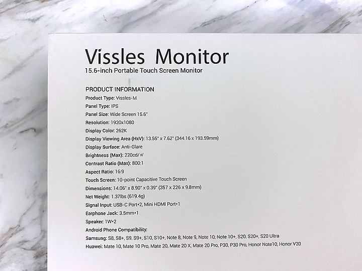 Vissles-M 15.6吋攜帶型觸控顯示器｜第二螢幕工作娛樂都方便