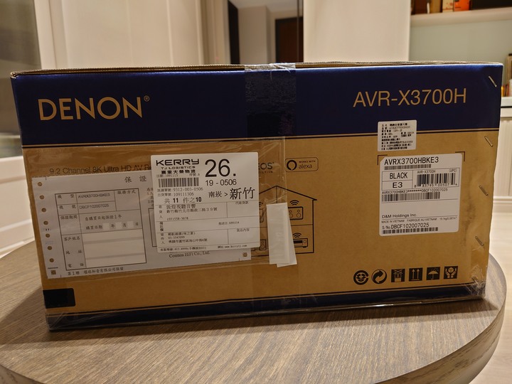 4K120hz 測試  - SONY Bravia X9000H ,  Denon AVR-X3700H 及PS5