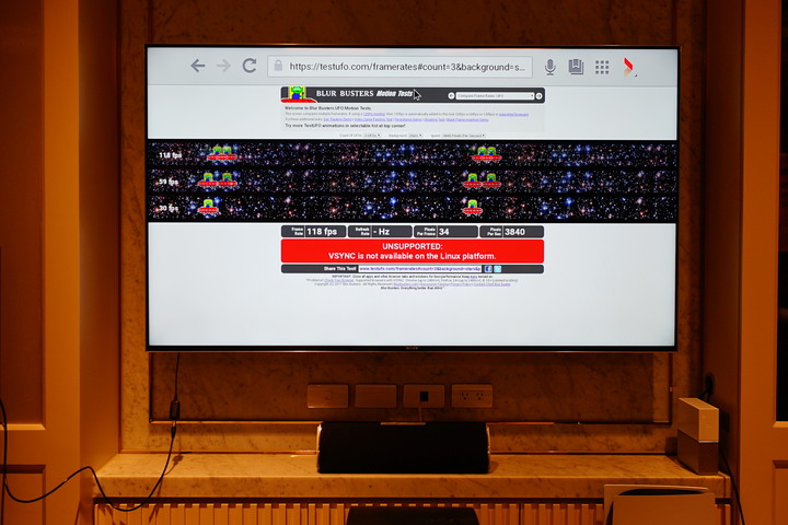 4K120hz 測試 - SONY Bravia X9000H , Denon AVR-X3700H 及PS5