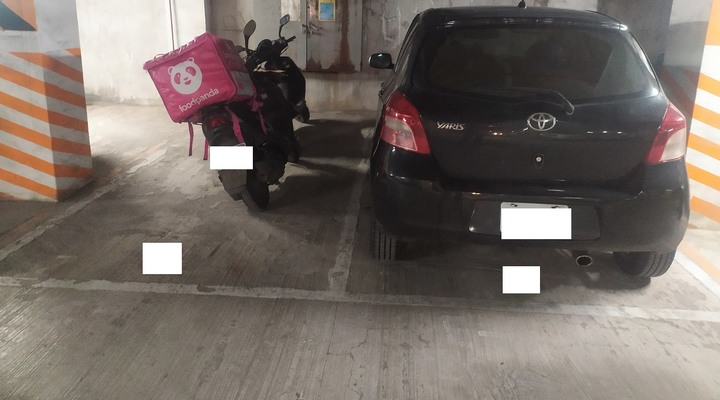 無奈... 自己買的汽車位停機車,還是會被移車.....