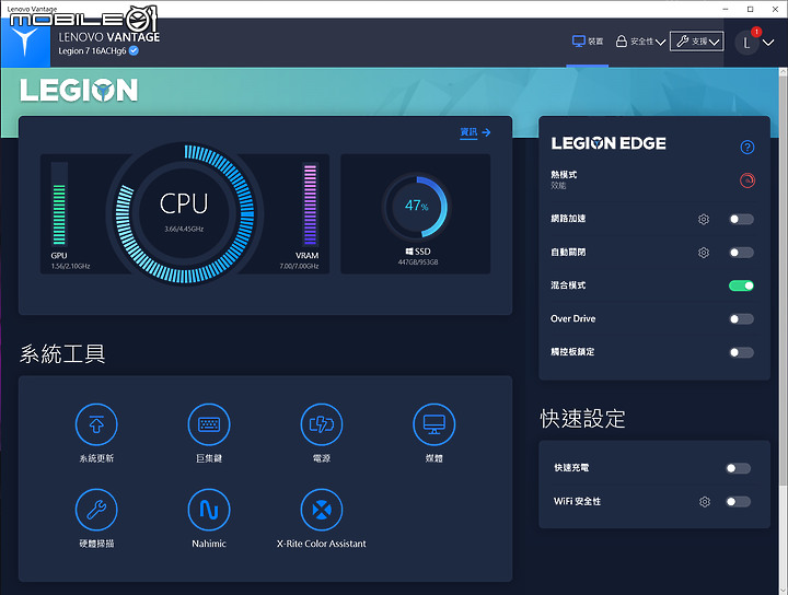 Lenovo Legion 7電競筆電測試報告AMD加持高階效能!