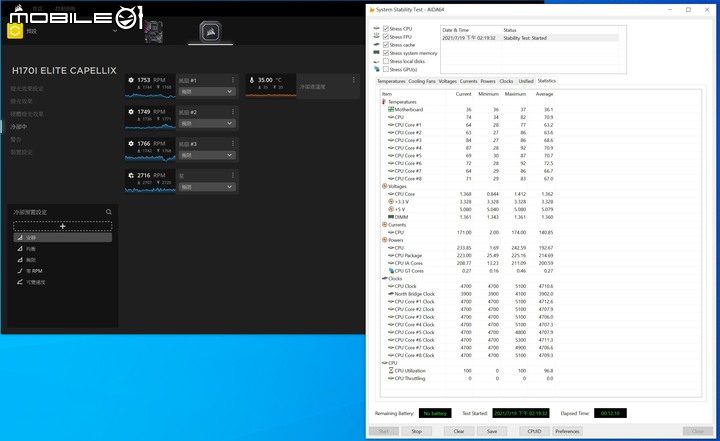 CORSAIR H170i ELITE CAPELLIX AIO CPU 水冷散熱器實測 最強賊船冷卻旗艦出航