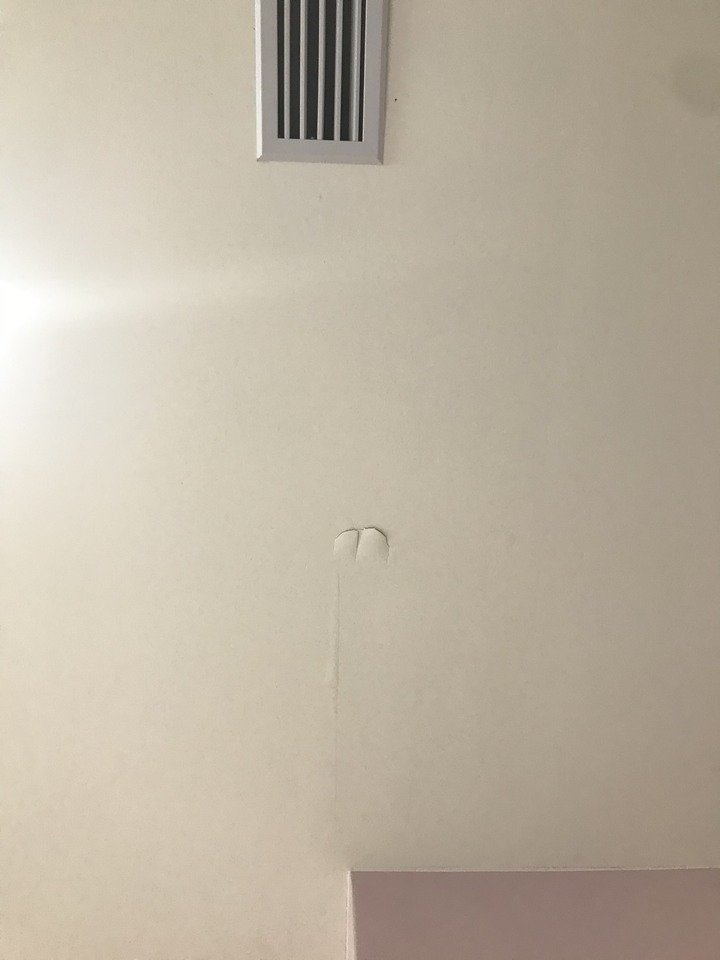 天花板油漆剝落, 不知是什麼原因造成