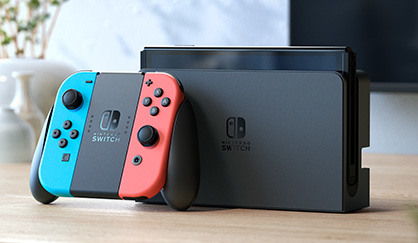 配置OLED螢幕的Nintendo Switch（OLED款式）－白色也太好看！