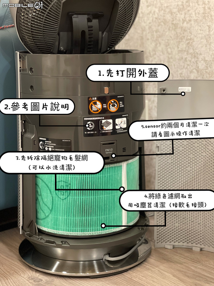 圓圓貓微開箱~ LG樂金 PuriCare 360°空氣清淨機 AS651DSS0 超級大白2.0