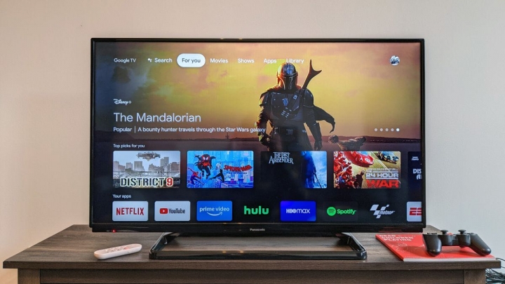 google tv 介面