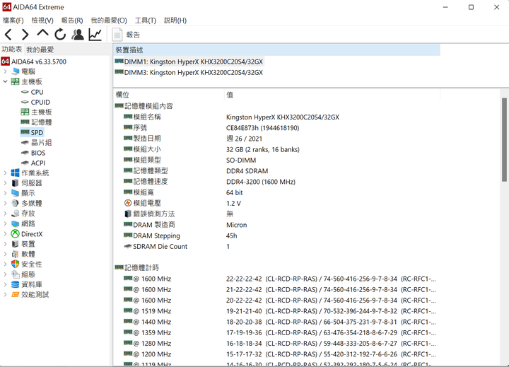 點我看大圖 Creator 17 升級 HyperX Impact DDR4 3200 64GB