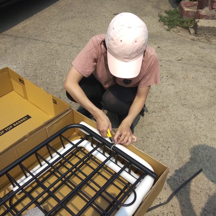 <宅在家!救台灣 -- 三>分享崴康車頂行李盤DIY