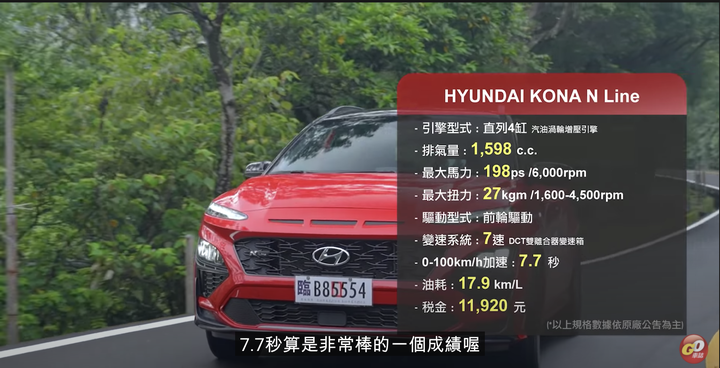 只是N Line夠給力嗎?山道見真章!Hyundai Kona N Line(嘉偉哥試駕)
