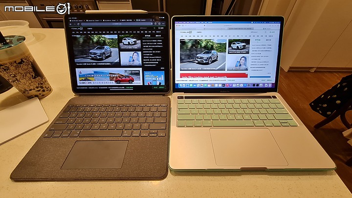 不是筆電又像筆電的微開箱，M1 IPad Pro 12.9 ＋ Logitech Combo Touch (更新：新增心得)