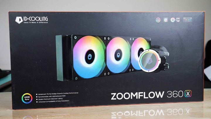 平價散熱器，頗具競爭力。ID-COOLING ZOOMFLOW 360X