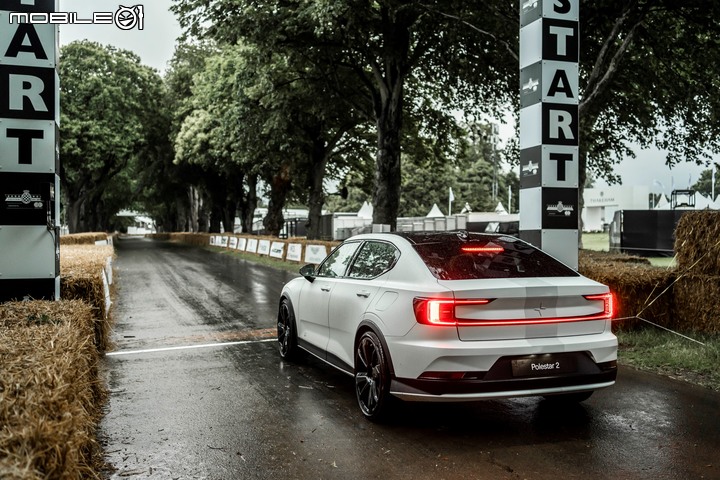 【海外新訊】Polestar於Goodwood速度嘉年華亮相Polestar 2性能測試車,最大馬力提升至476hp!