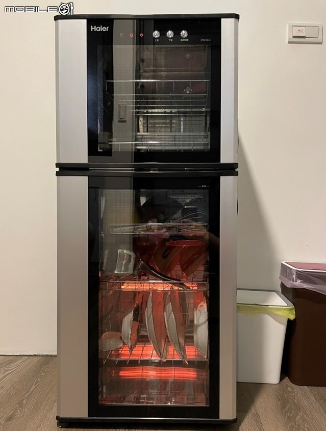 點我看大圖 高溫殺菌消毒! 海爾100L 紅外線光波 ZTD100-A 開箱分享