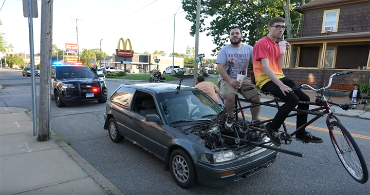 地表最環保的Honda腳踏車成功買到麥當勞得來速!