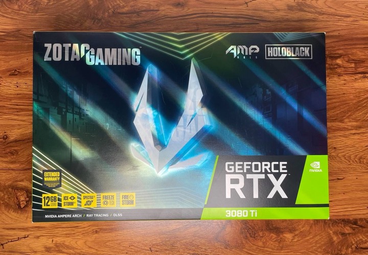 ZOTAC GAMING GeForce RTX 3080 Ti AMP Holo 顯示卡開箱實測 極光外觀設計與效能的完美結合
