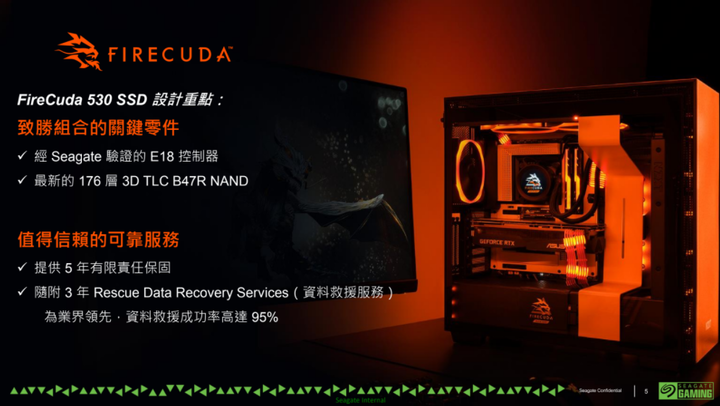 Seagate 公布 FireCuda 530 SSD 台灣售價與開賣日期 一併推出 FireCuda Gaming Hub/Hard Drive 兩款外接硬碟
