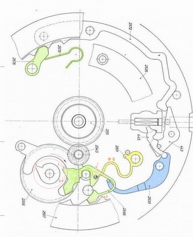修復德製PUW 1565老機芯