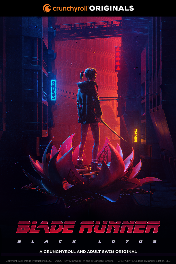 《銀翼殺手:黑蓮花》動畫影集預告公開 滿滿賽博龐克風!