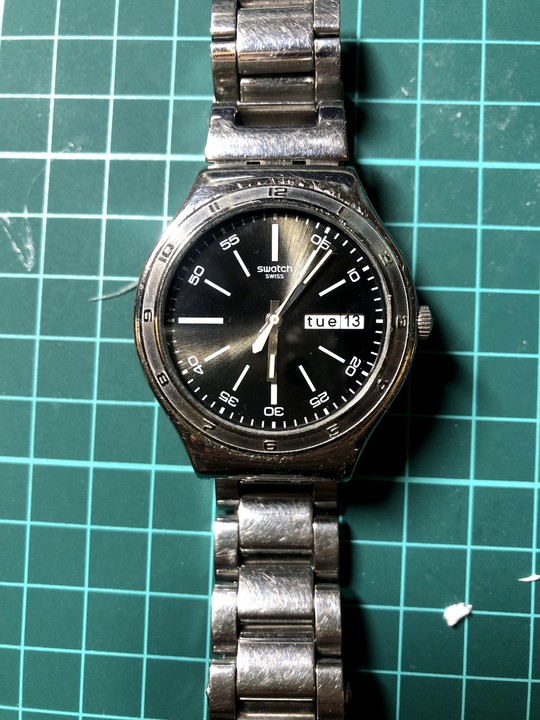 [分享] 不專業swatch鏡面更換維修