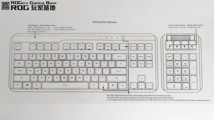 ROG CLAYMORE II開箱 - 一把ROG的傳奇旗艦鍵盤