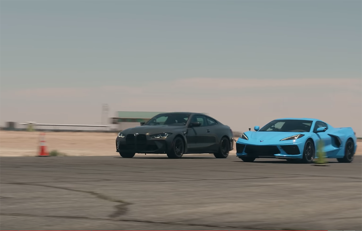 影/大鼻孔BMW M4跑得贏Corvette美式超跑嗎?