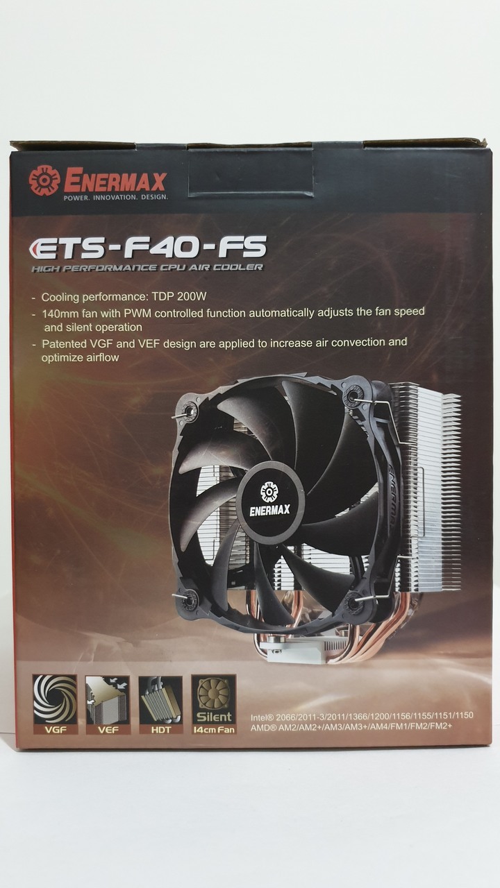 【不專業開箱】ENERMAX ETS-F40-FS 空冷散熱器