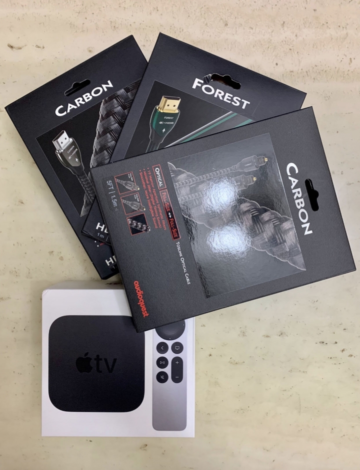 Apple TV 4K 2021 :搭配美國線聖carbon的聲音表現