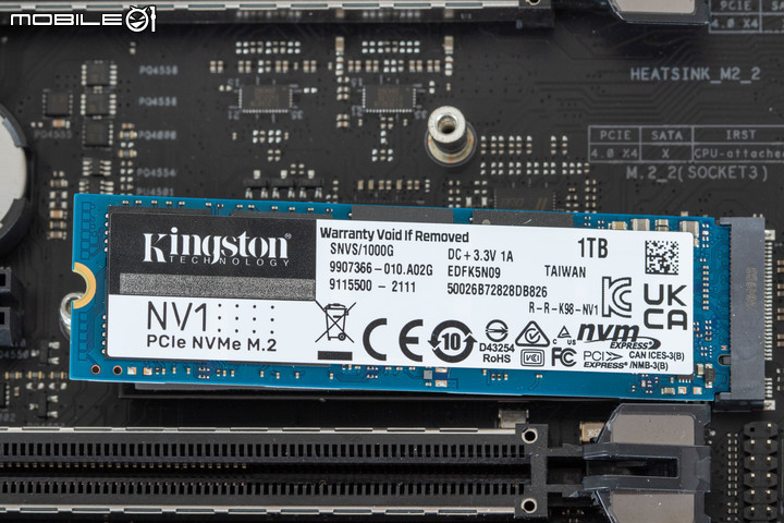 Kingston NV1 NVMe SSD 實際測試 以平價大容量設定擴充電腦儲存空間