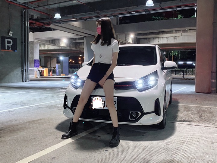 點我看大圖 微資女視覺系買車,Picanto GT-Line開箱